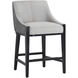 Aurora 37 inch Polo Club Stone / Overcast Grey Counter Stool